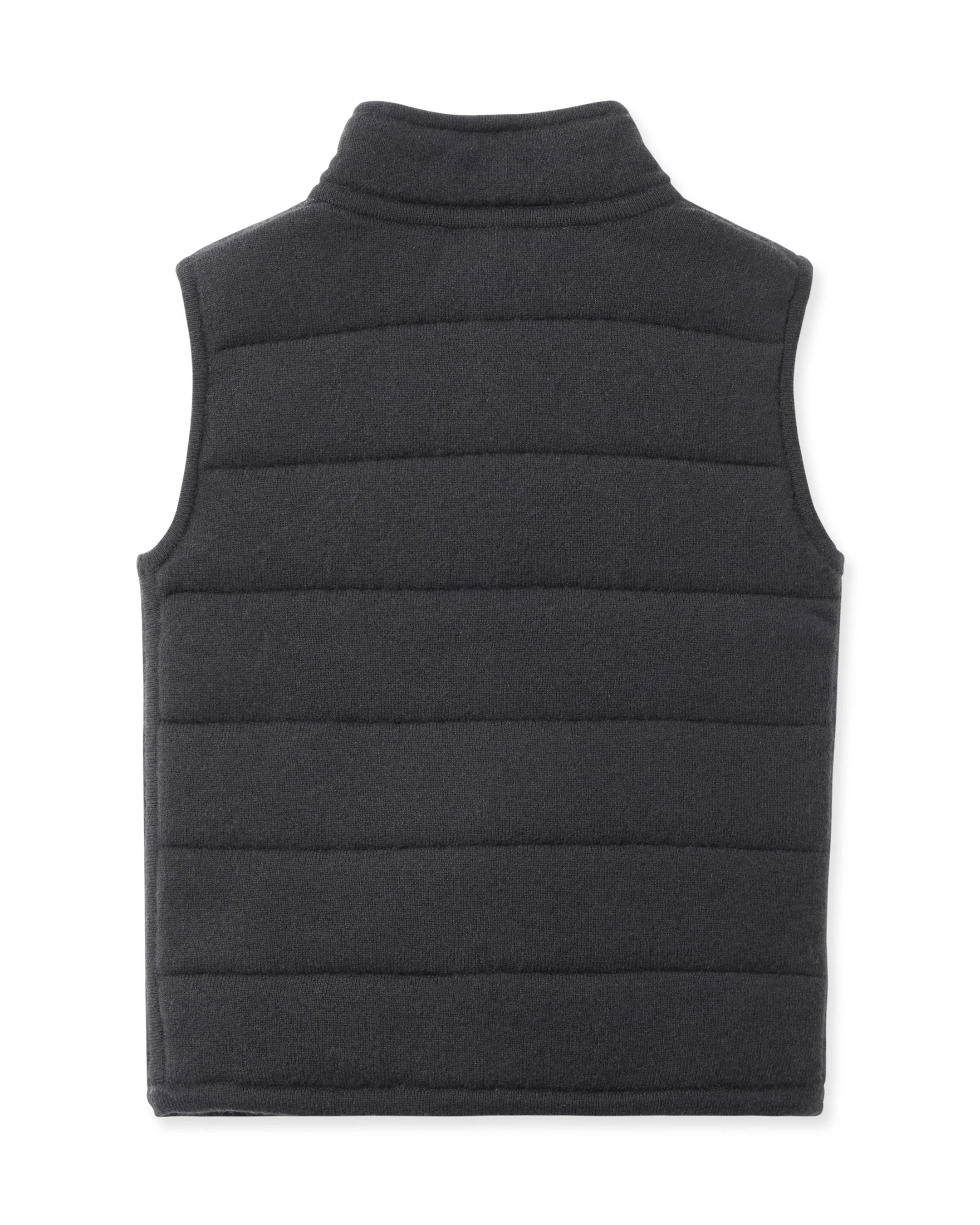 Boys Mall Cashmere Gilet Dark Charcoal Grey - Image 2