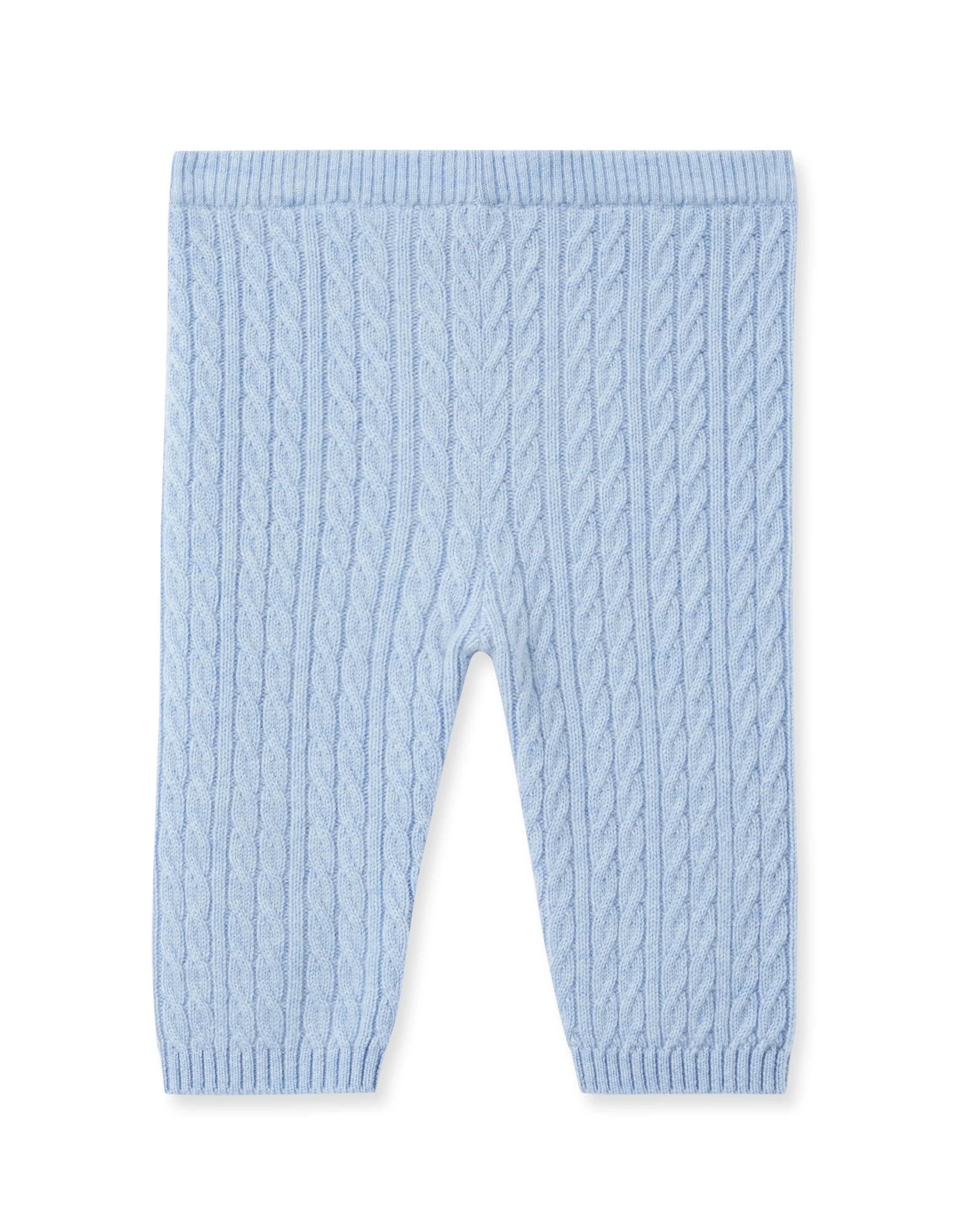 Cable Cashmere Leggings Cornflower Blue - Image 6