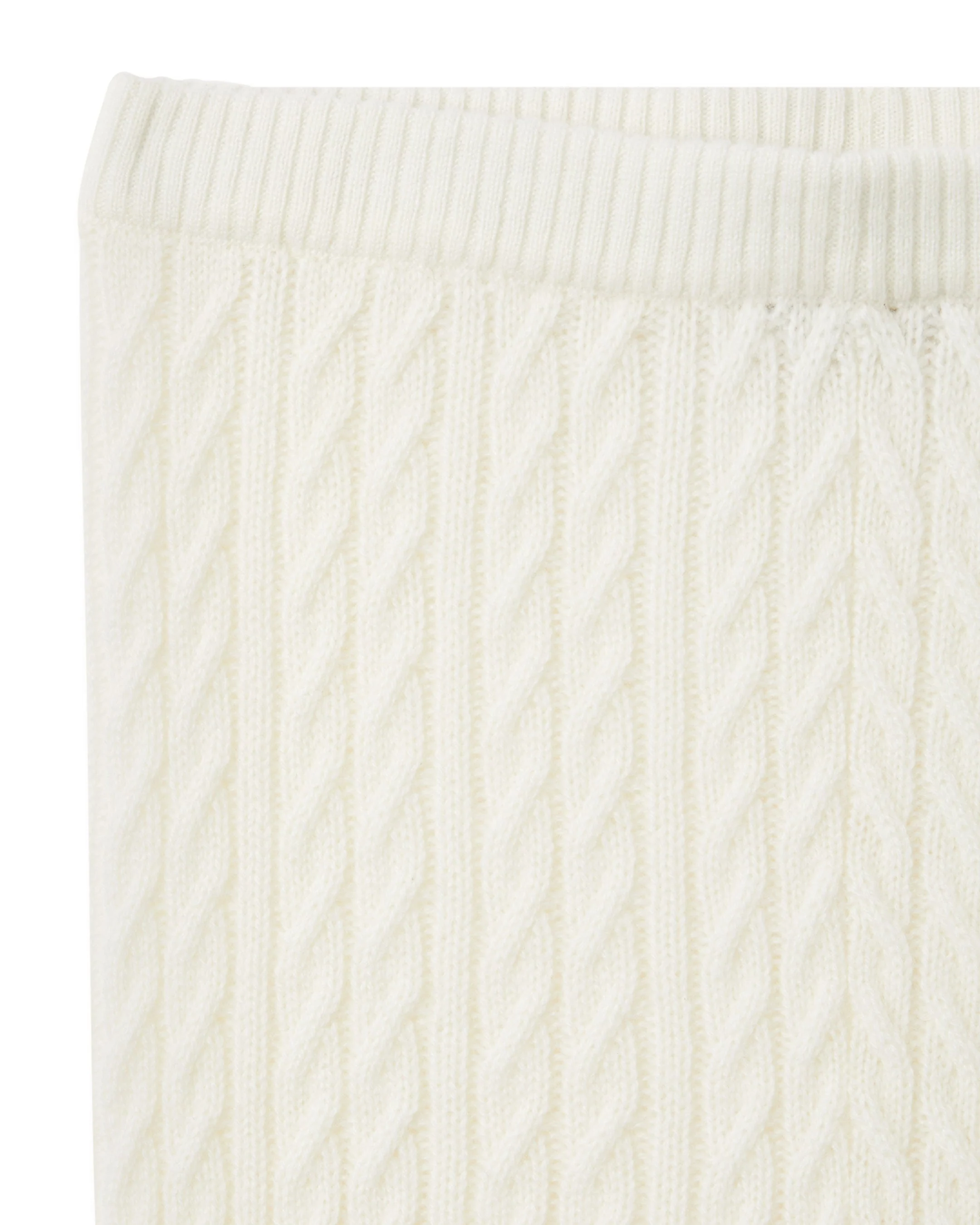 Cable Cashmere Leggings New Ivory White - Image 8