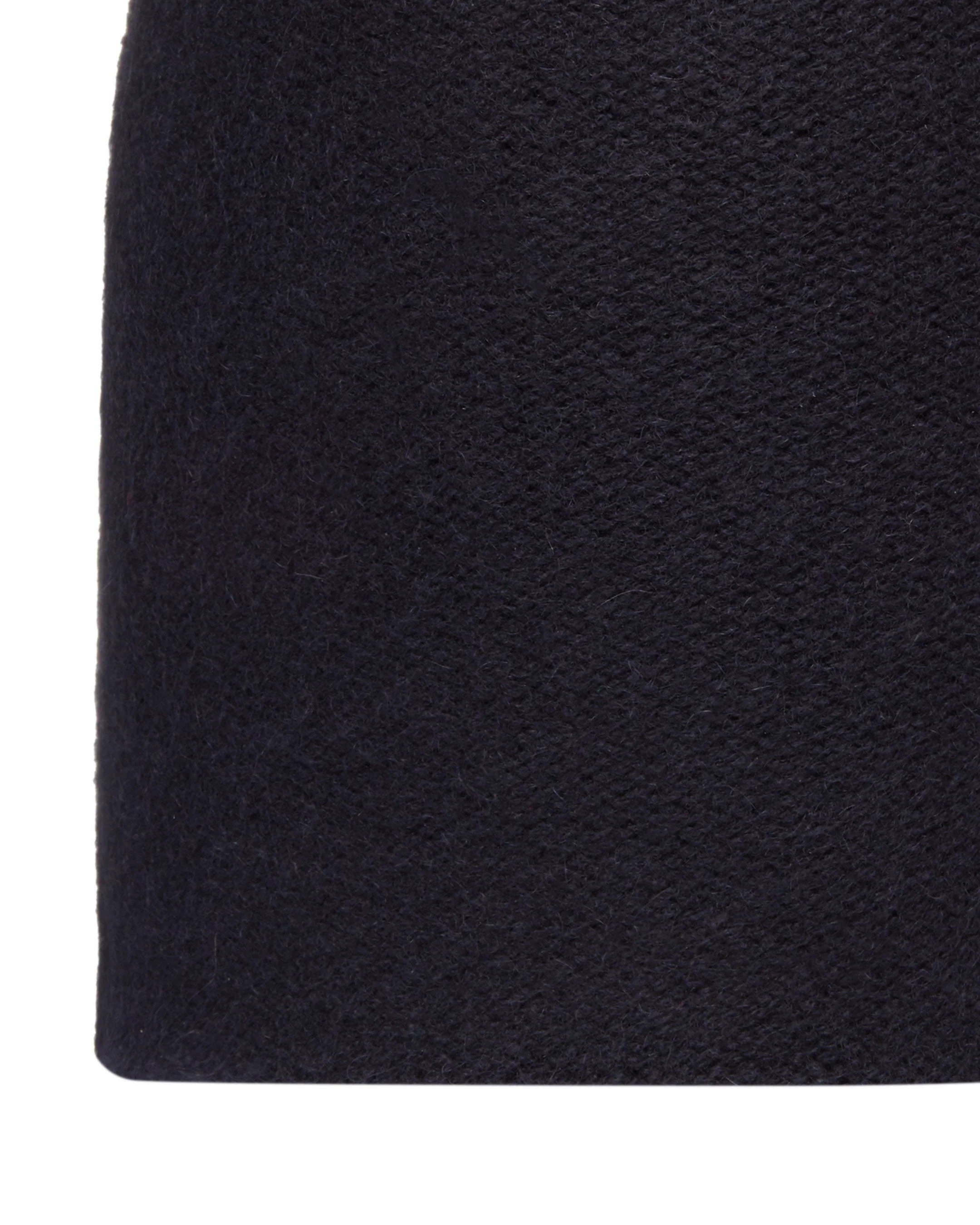 Unisex Double Layer Cashmere Beanie Navy Blue - Image 2