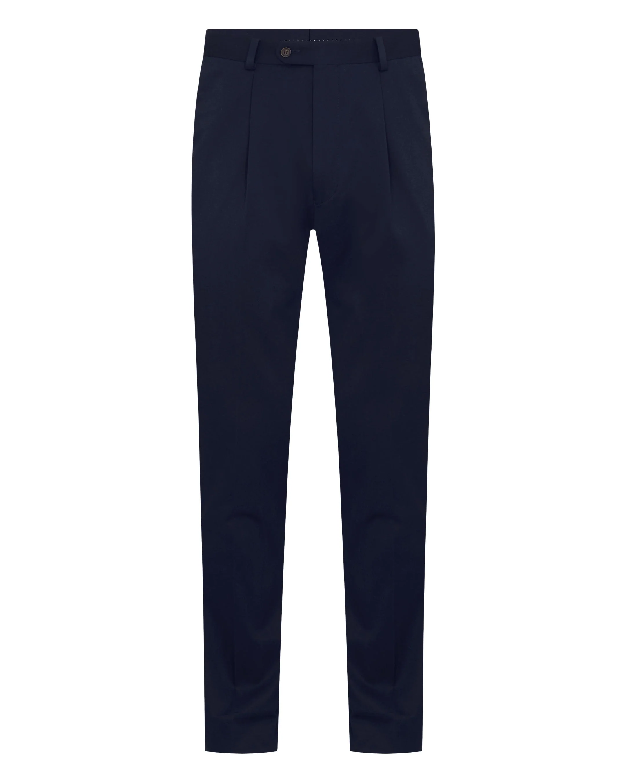 Men's Atrani Cotton Trousers Navy Blue - Image 2