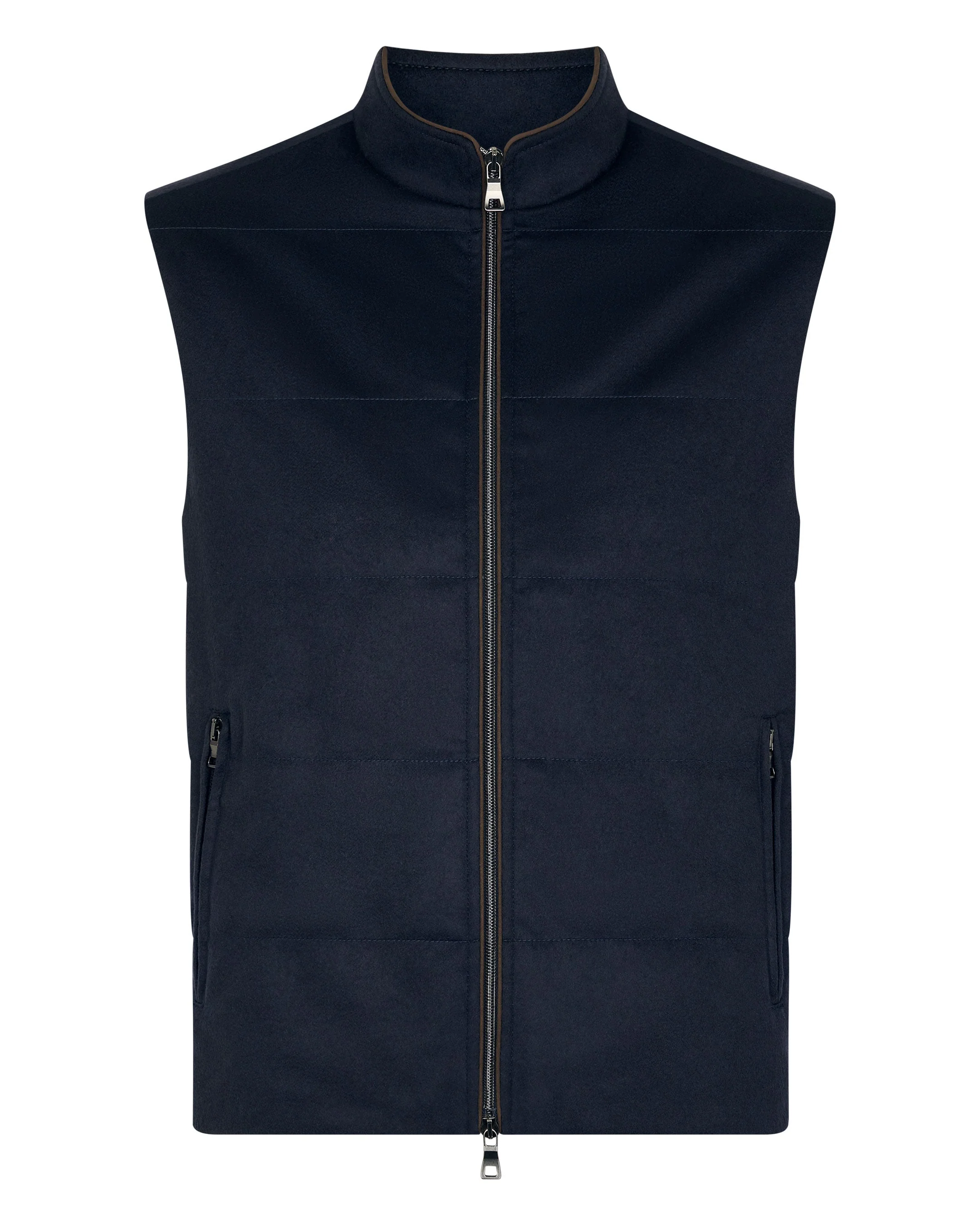 Men's Belgravia Cashmere Gilet Navy Blue - Image 2