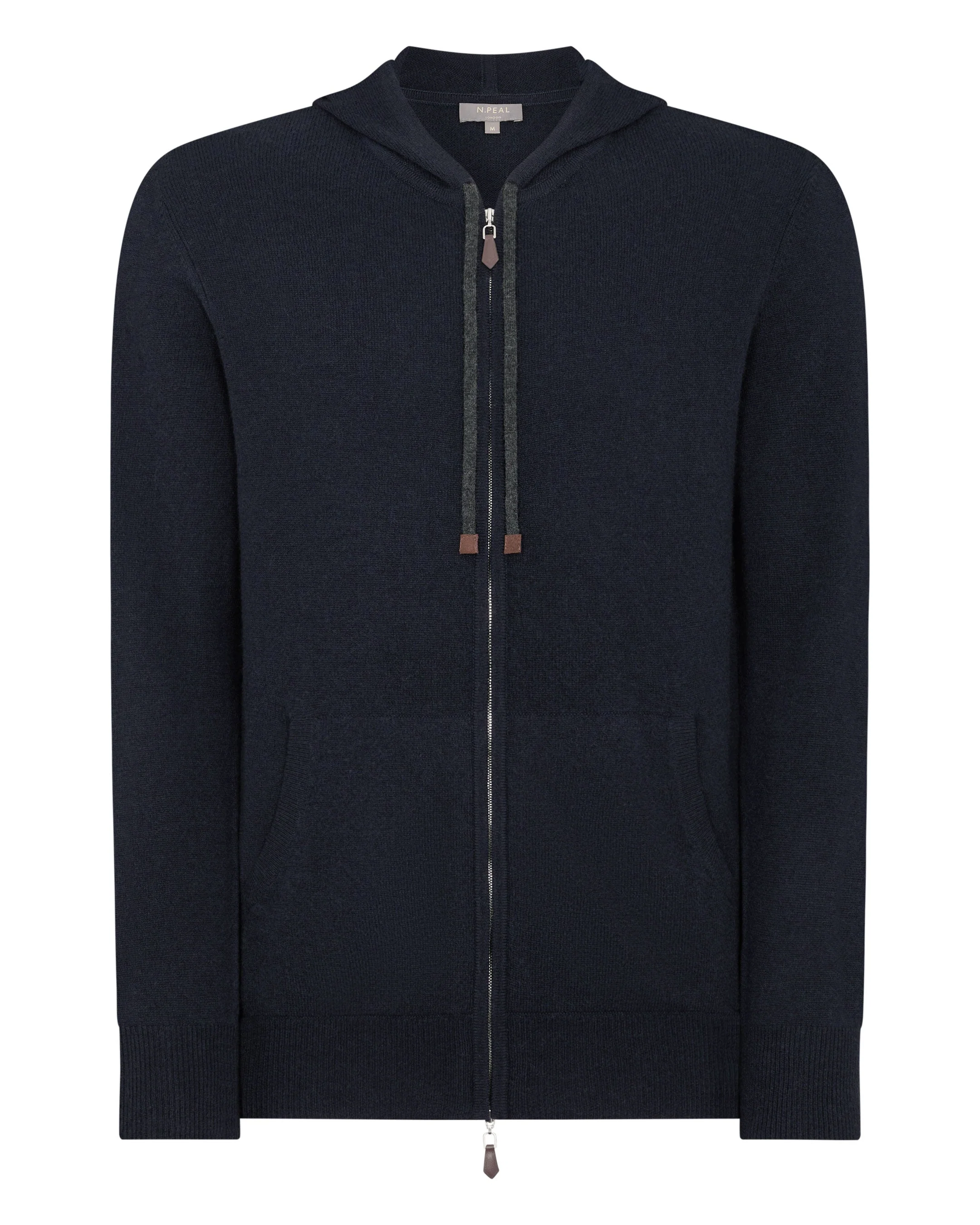 Men's Ladbroke Cashmere Hoodie Navy Blue - Image 2