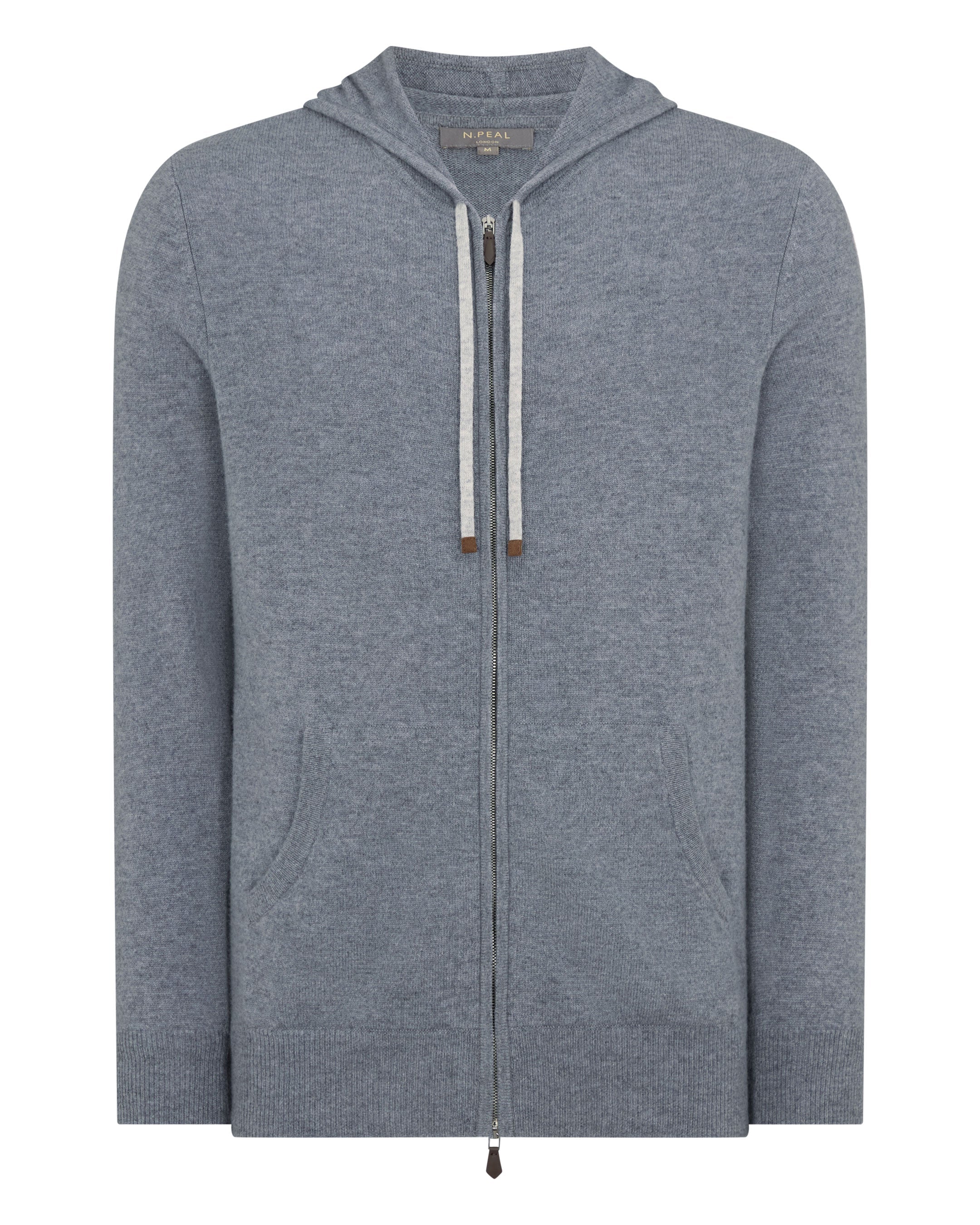 Men's Ladbroke Cashmere Hoodie Ash Grey - Image 2