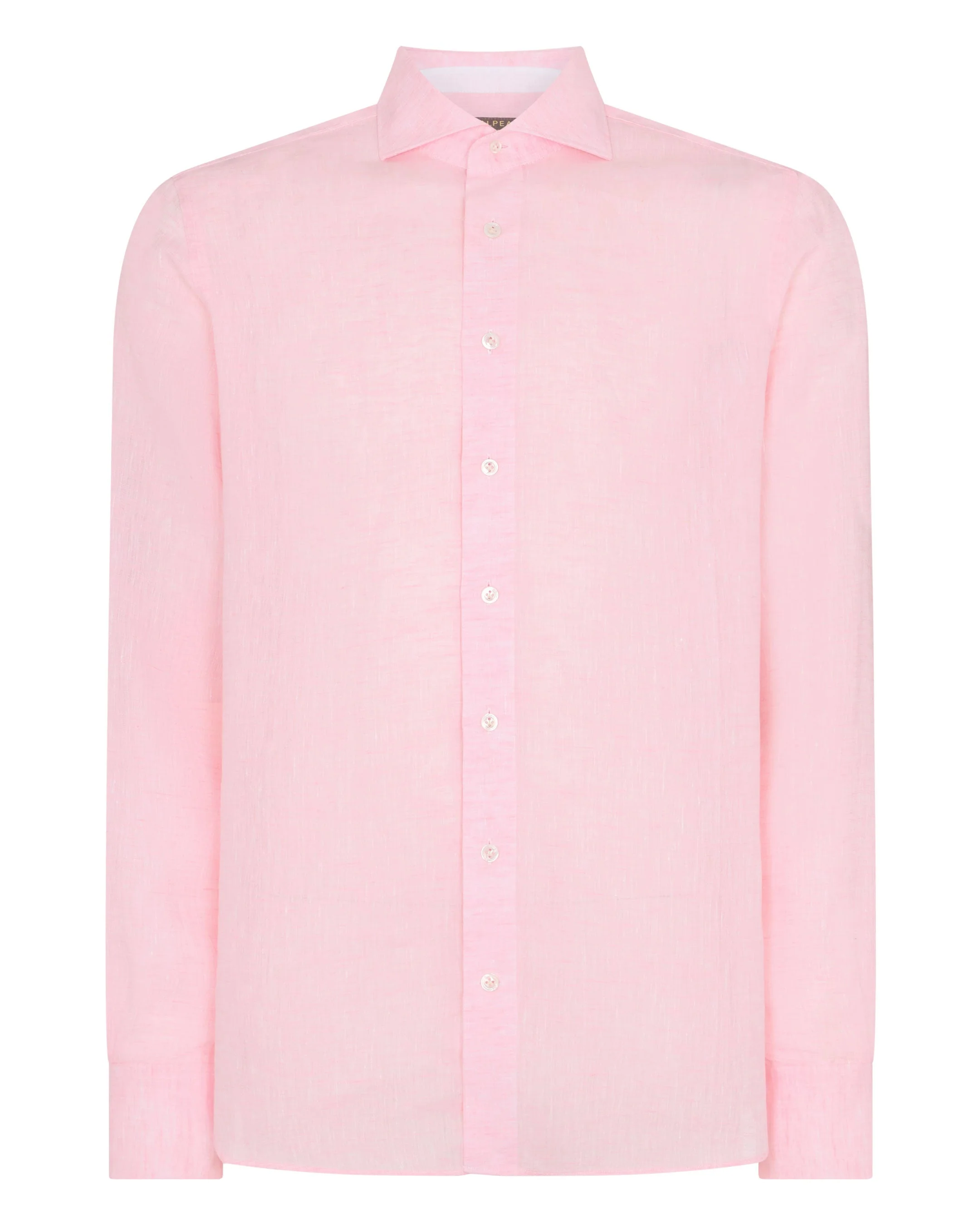 Men's Cannes Linen Shirt Pink - Image 2