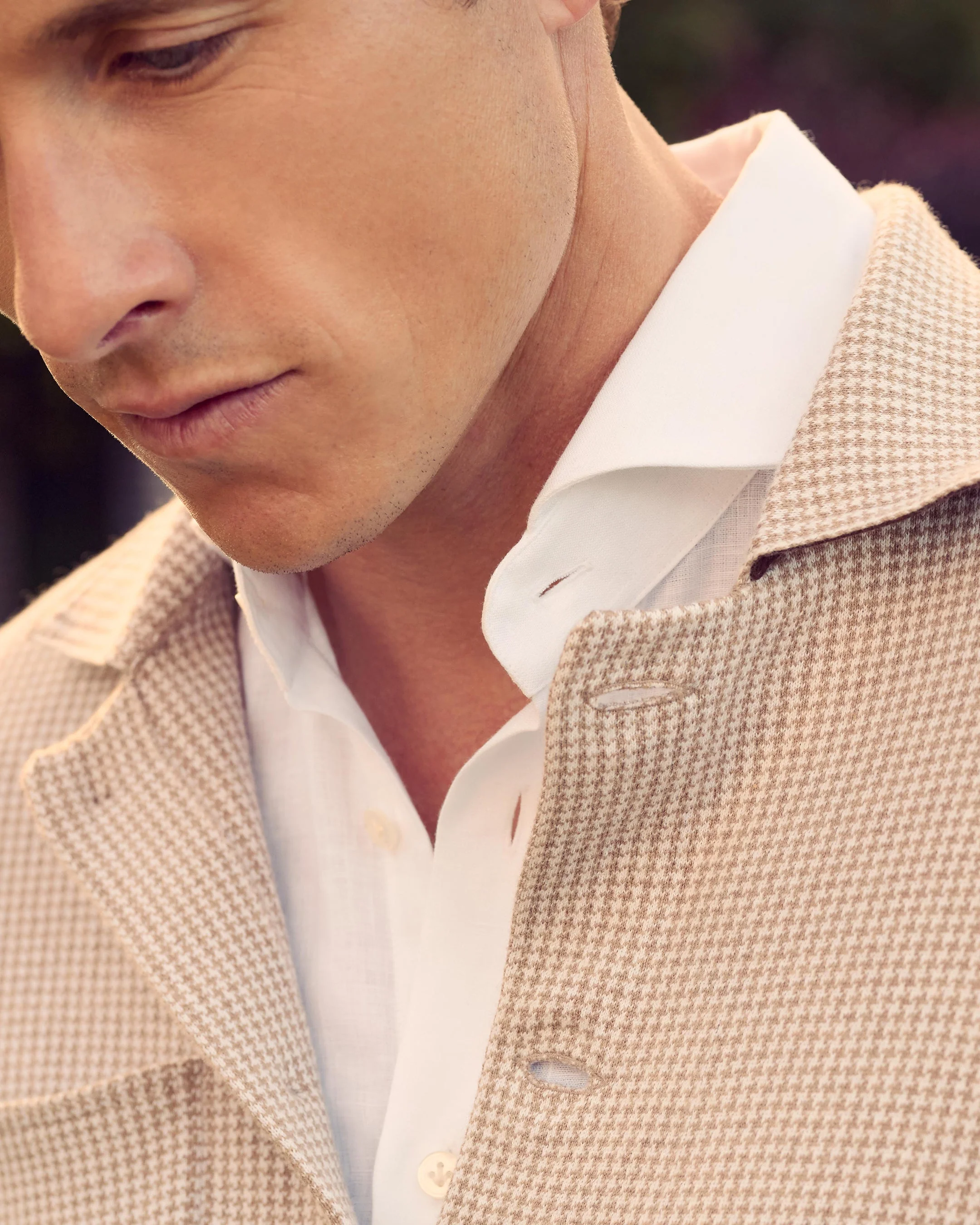 Men's Cannes Linen Shirt White - Image 9