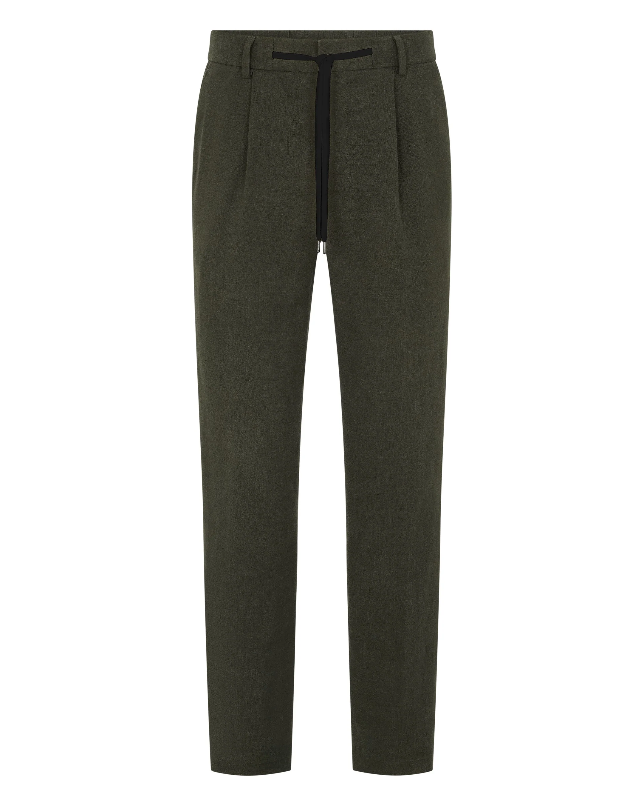 Men's Atrani Linen Pant Arabica Khaki Green - Image 2