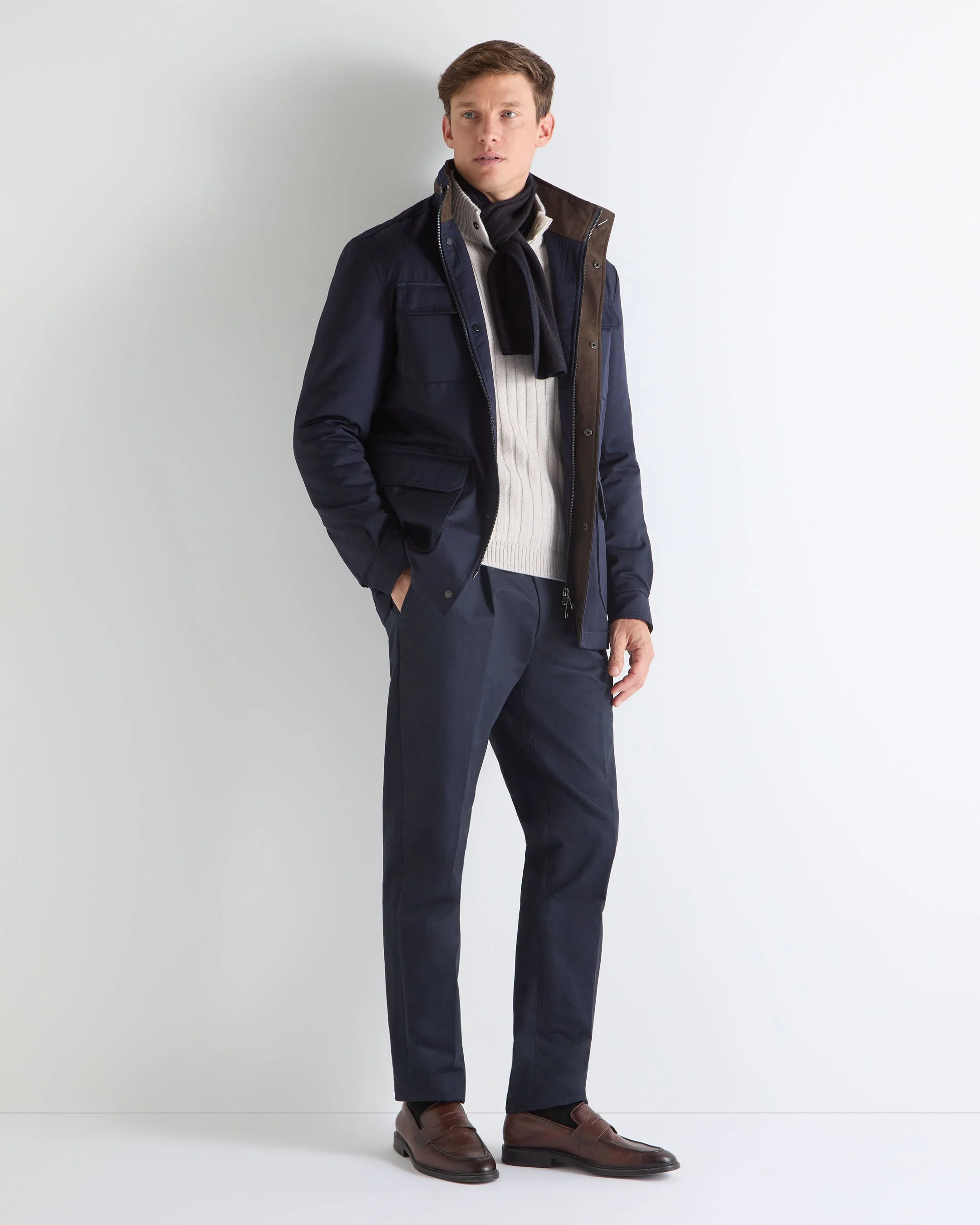 TUCCI FIELD JACKET Navy Blue - Image 4