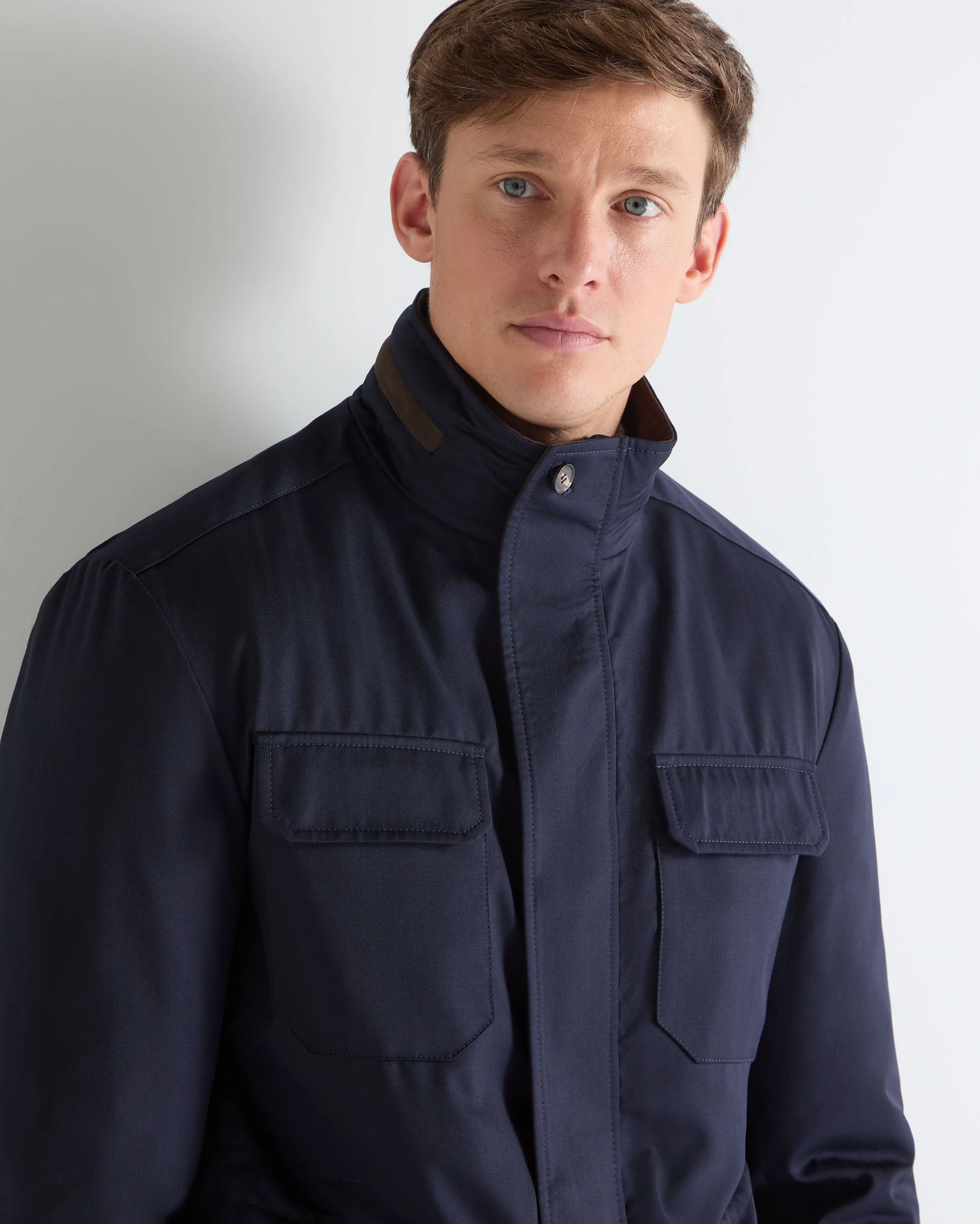 TUCCI FIELD JACKET Navy Blue - Image 6