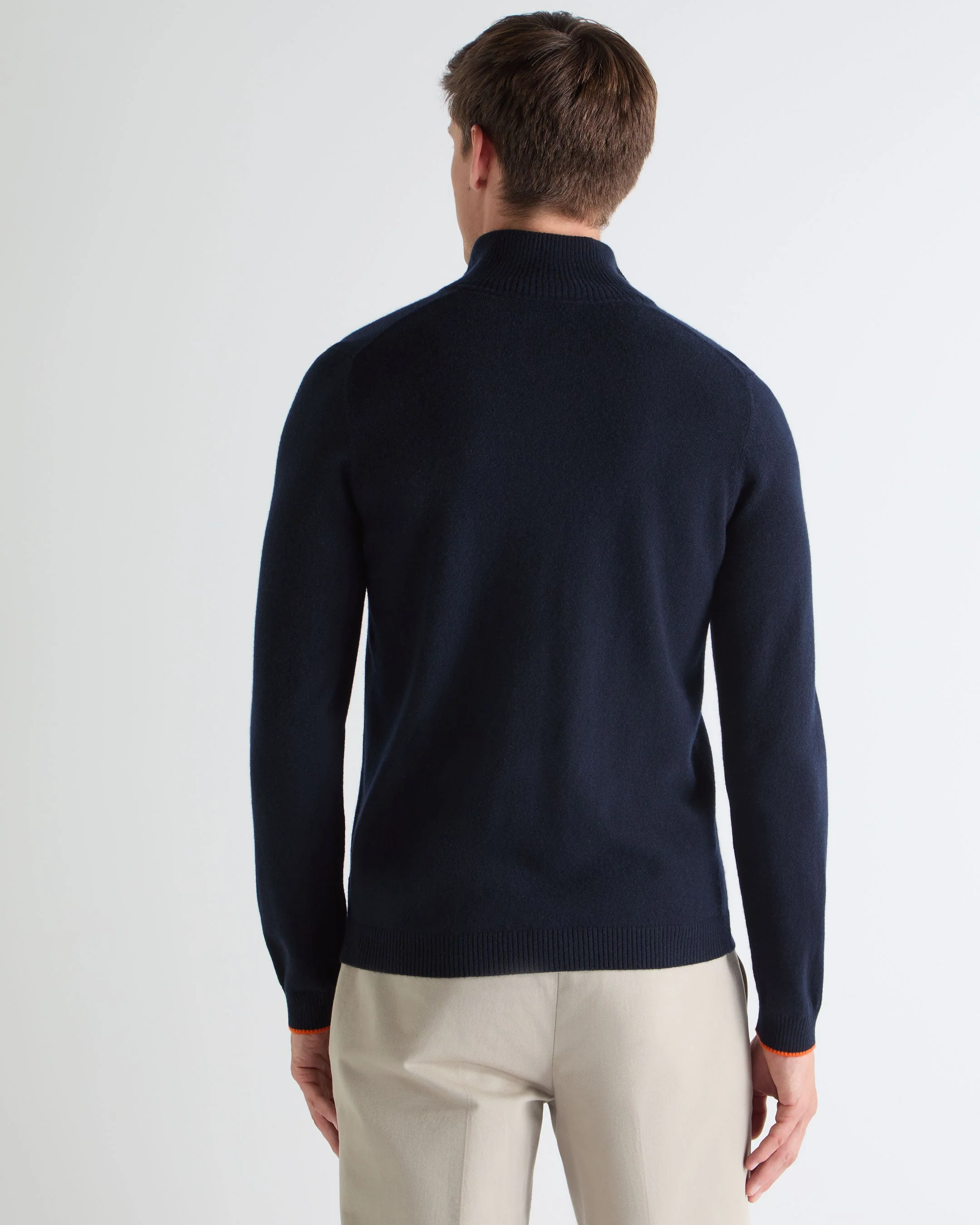 TUCCI HALF ZIP Navy Blue - Image 5