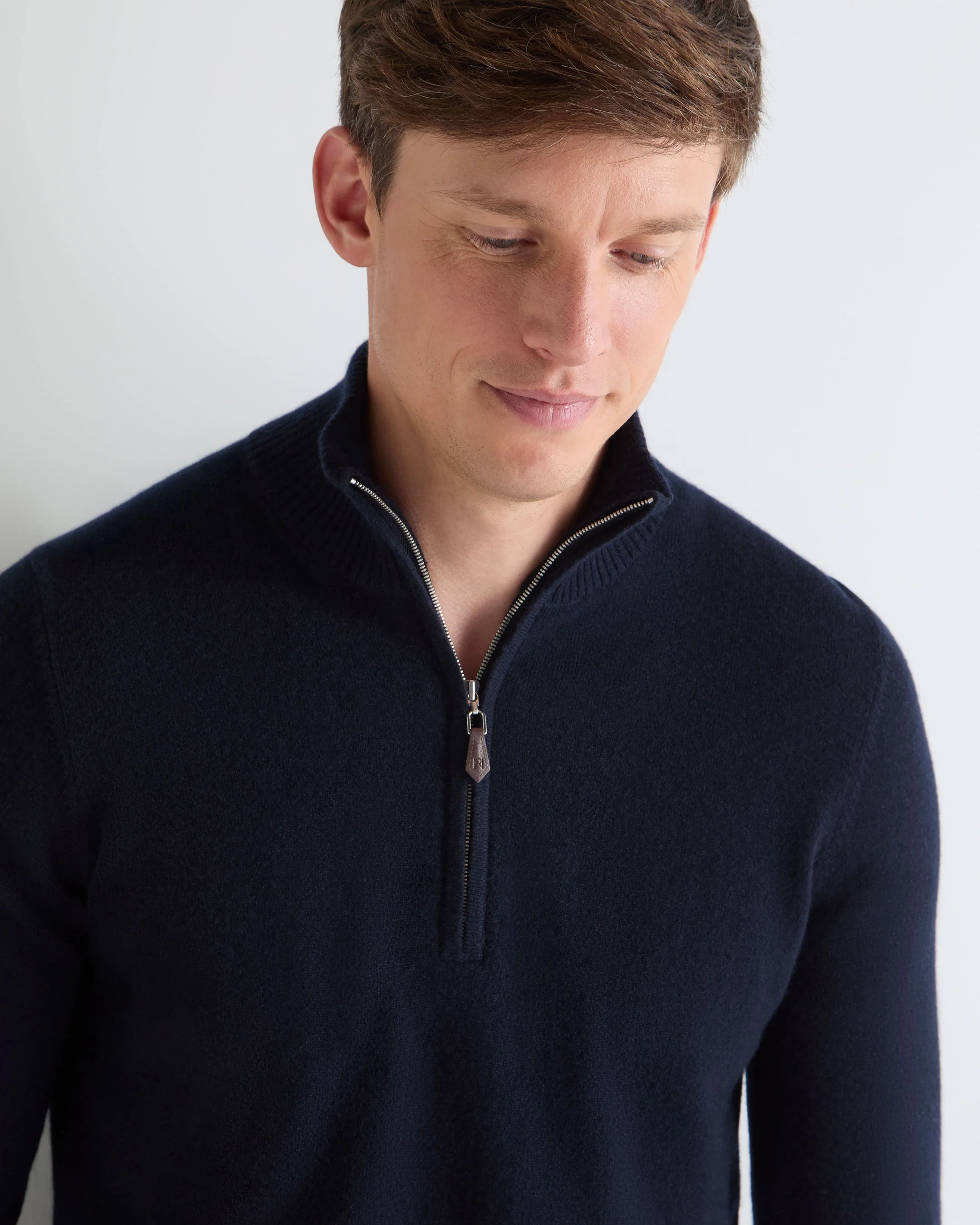 TUCCI HALF ZIP Navy Blue - Image 6