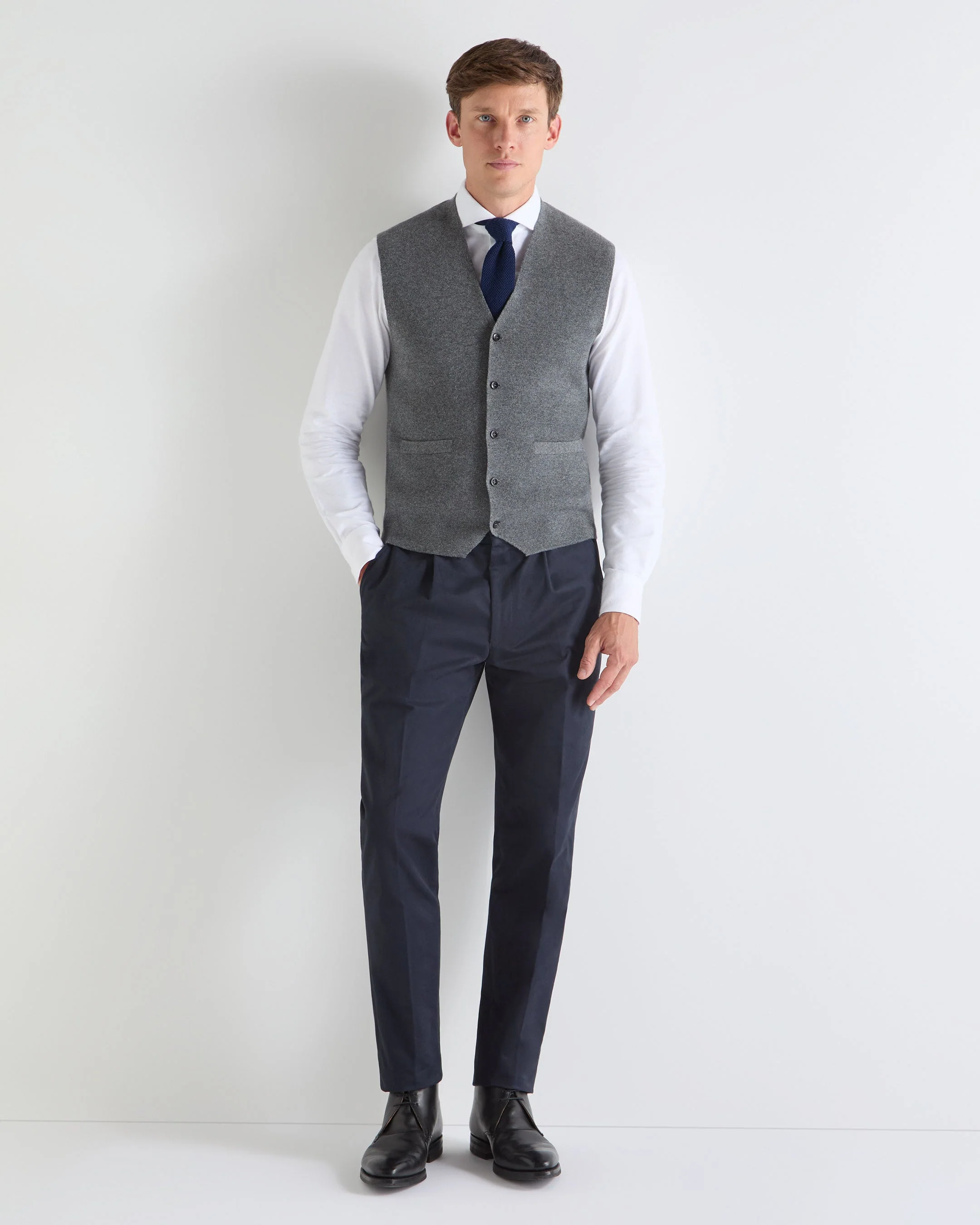 TUCCI KNITTED TIE Blue - Image 4