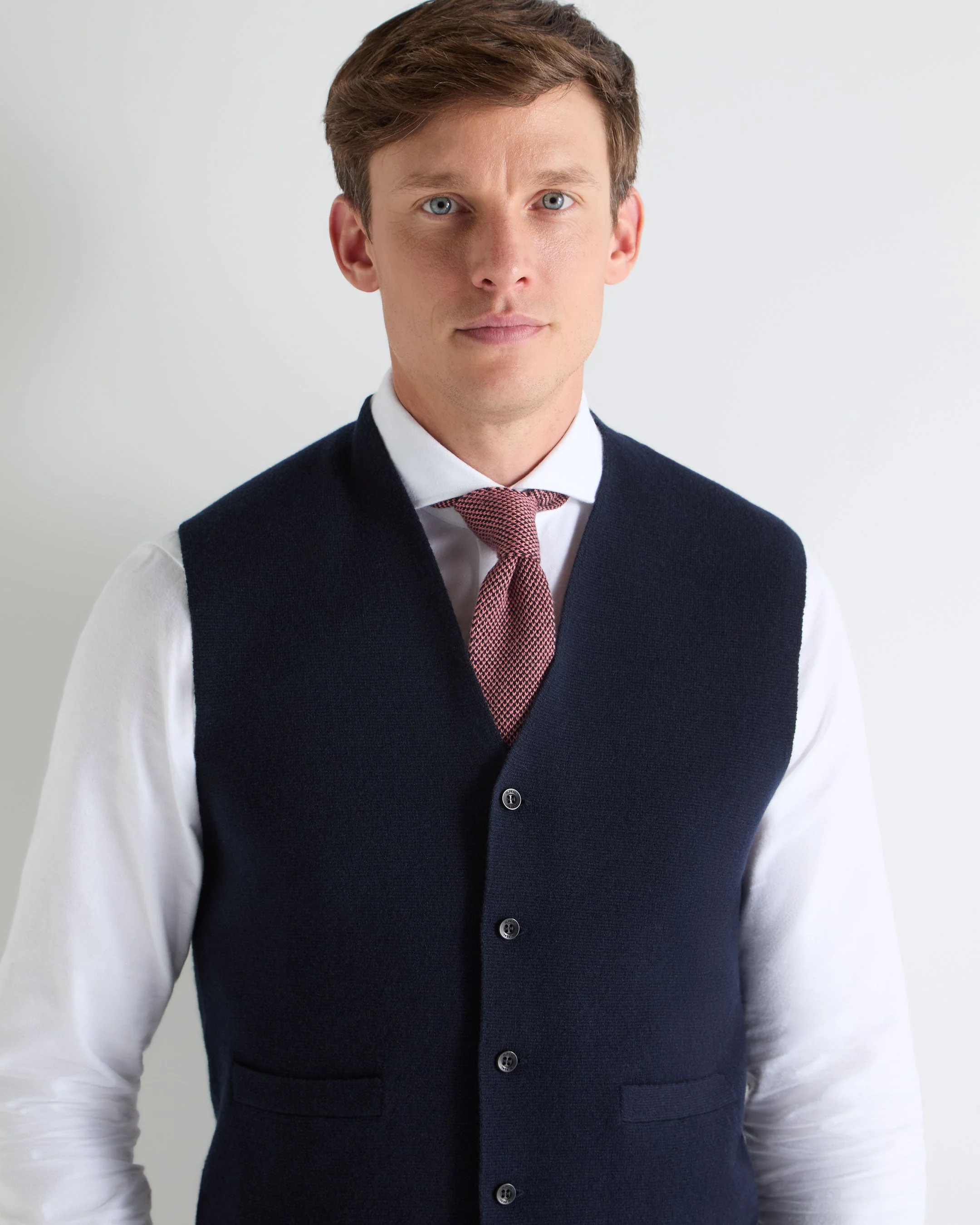 TUCCI KNITTED TIE Pink - Image 2