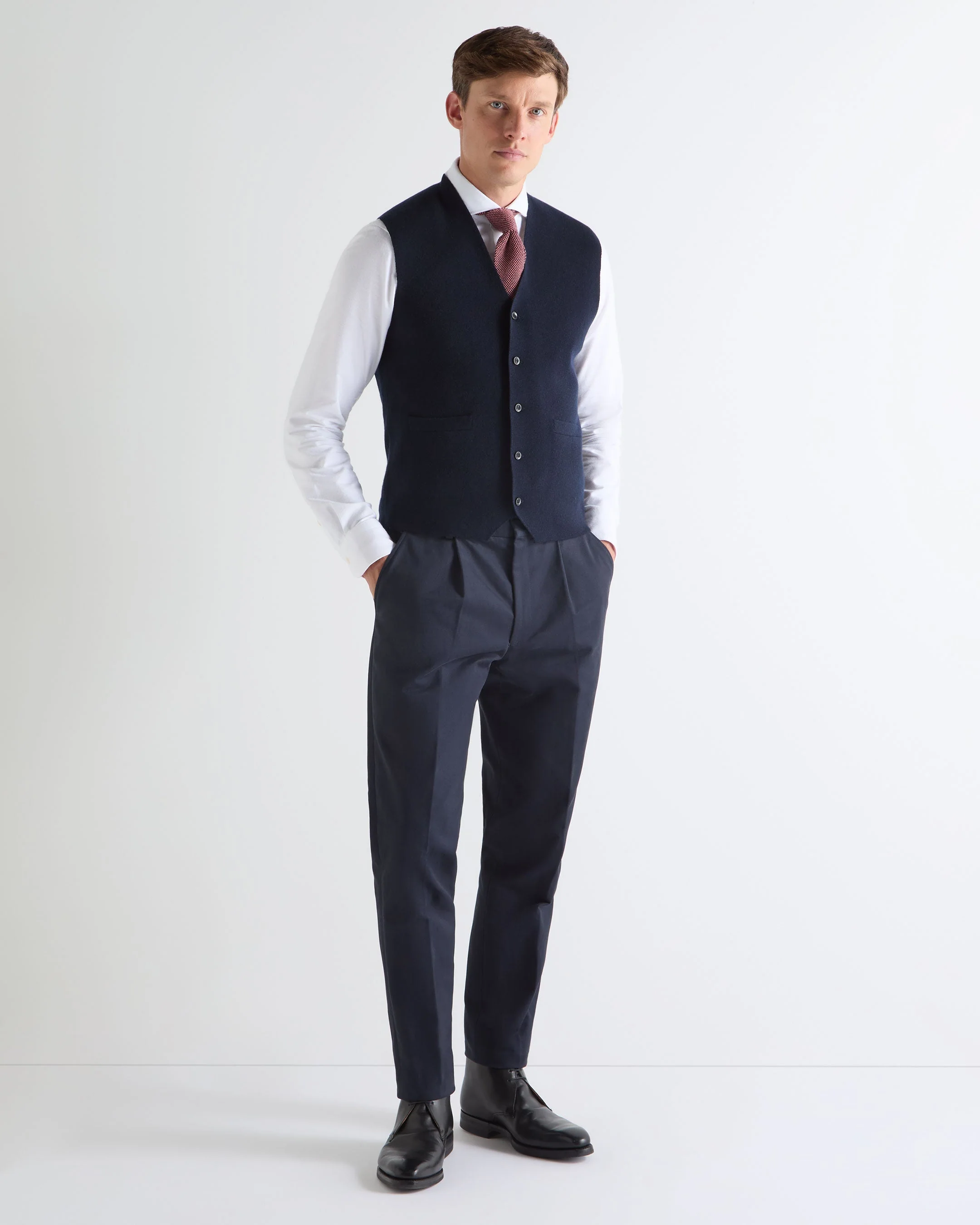 TUCCI KNITTED TIE Pink - Image 3