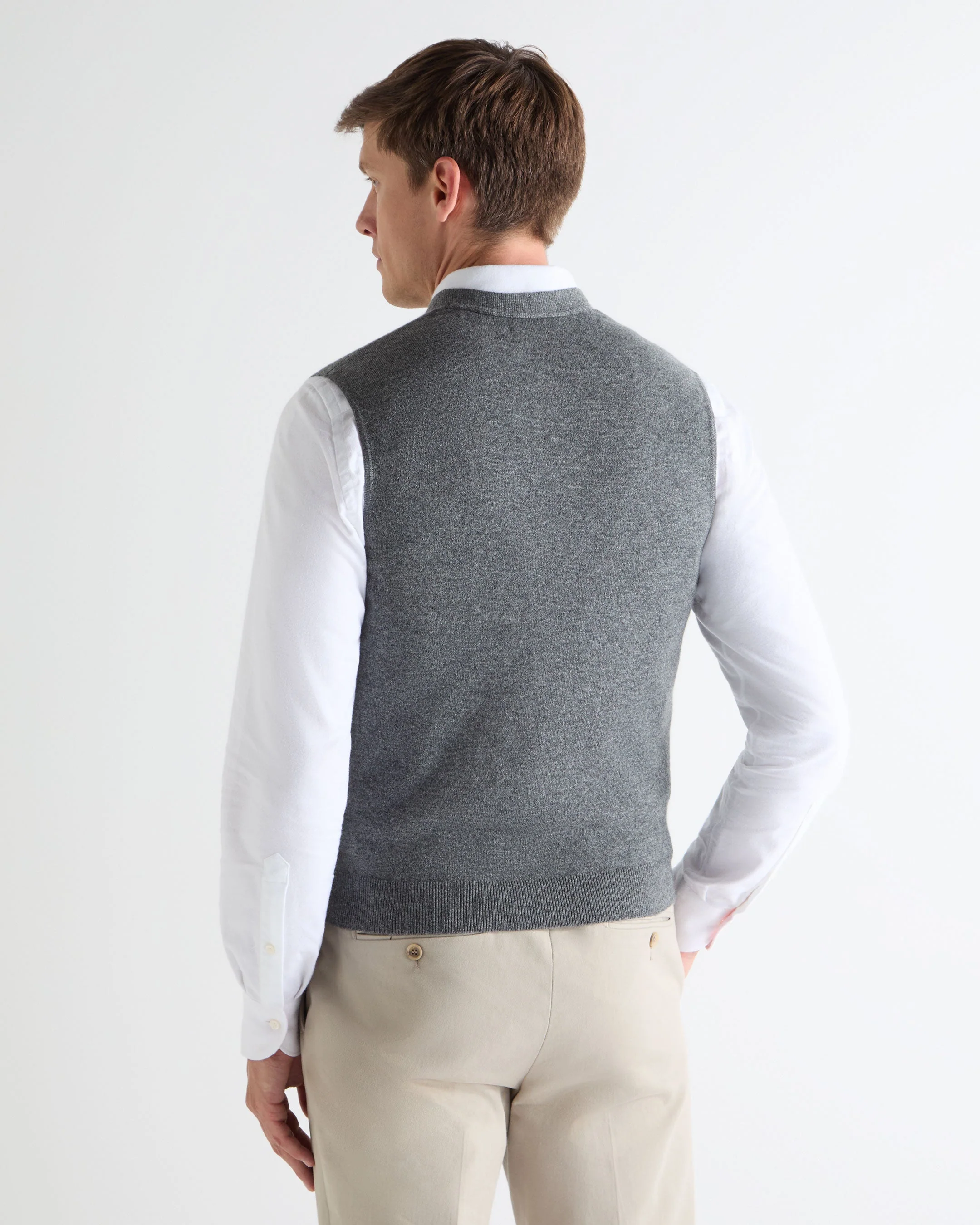 TUCCI WAISTCOAT Elephant Grey - Image 5