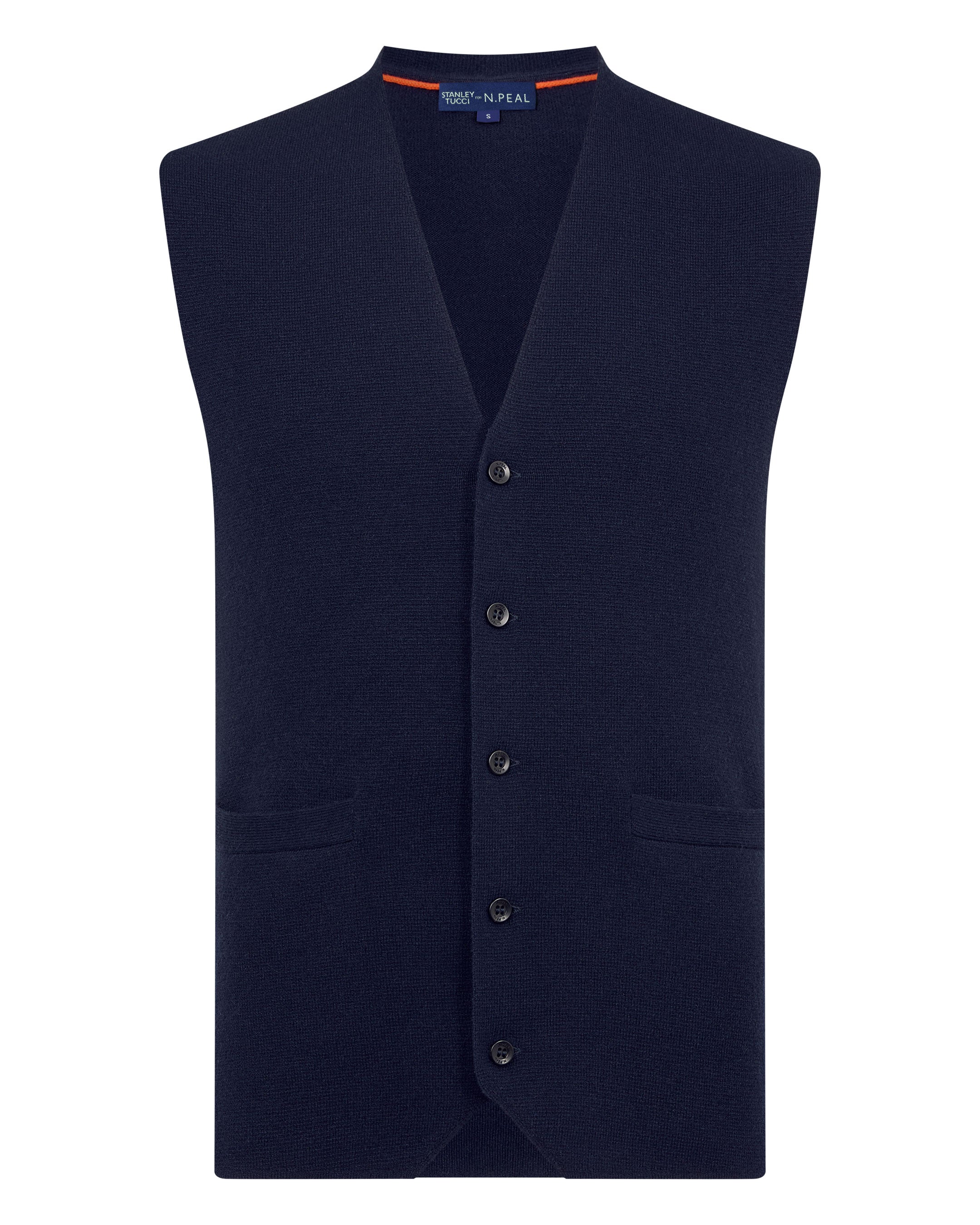 TUCCI WAISTCOAT Navy Blue - Image 2