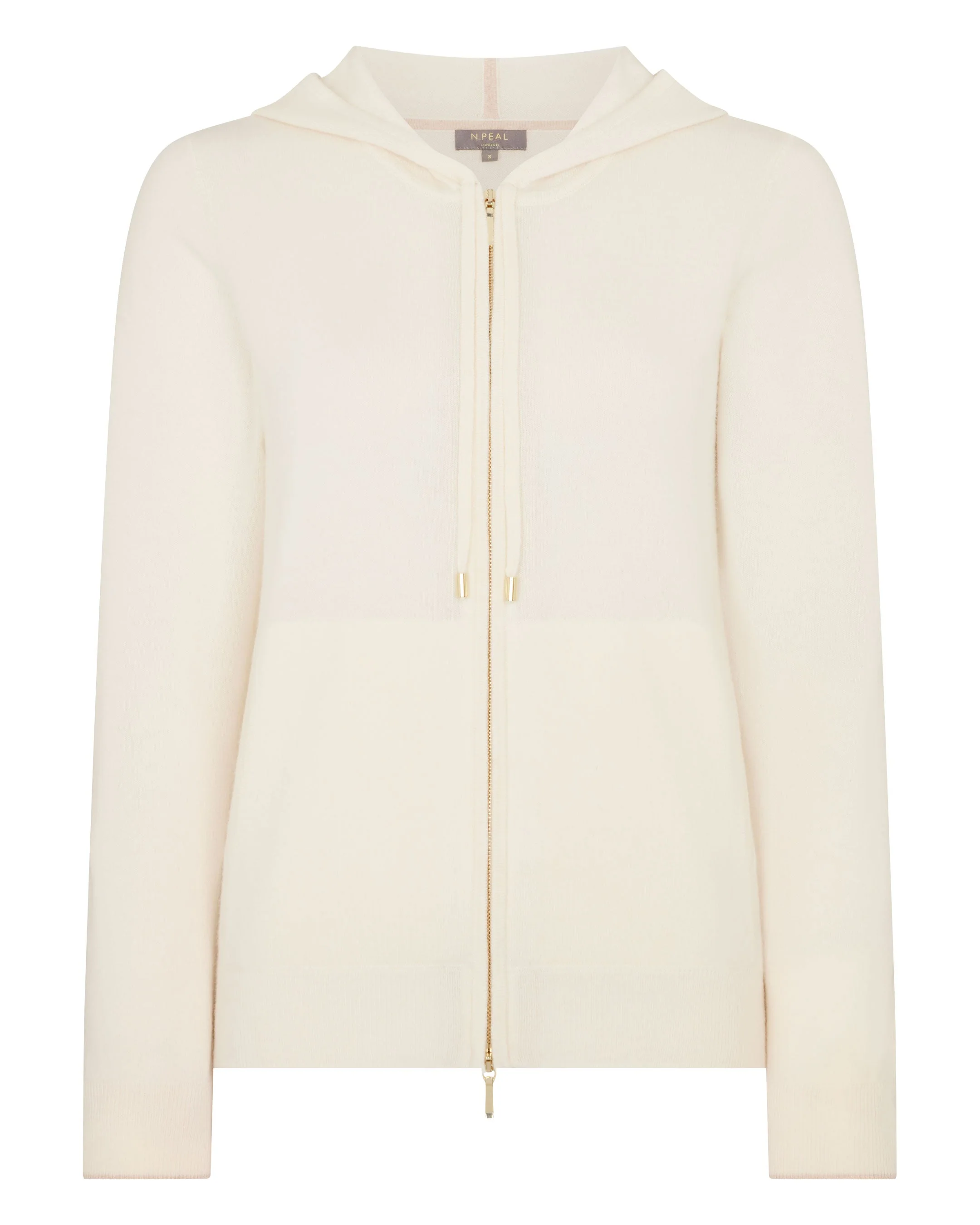 Women's Ada Cashmere Hoodie New Ivory White - Image 2