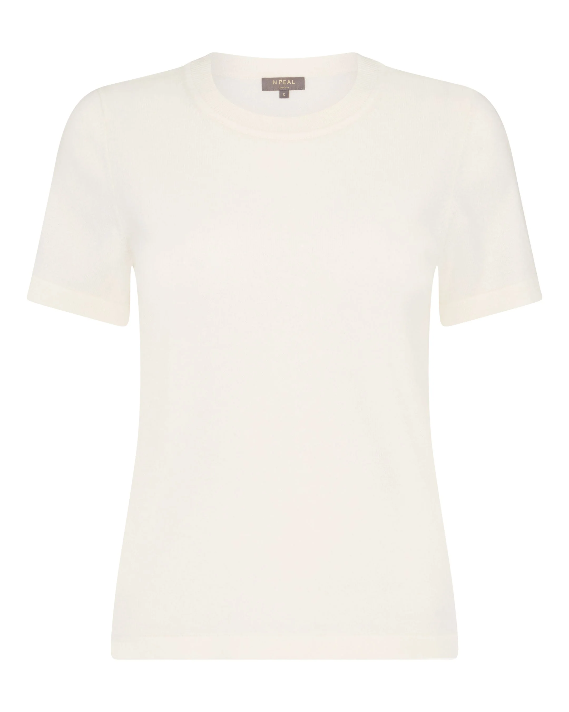 Women's Lottie Cashmere T-Shirt New Ivory White - Image 2