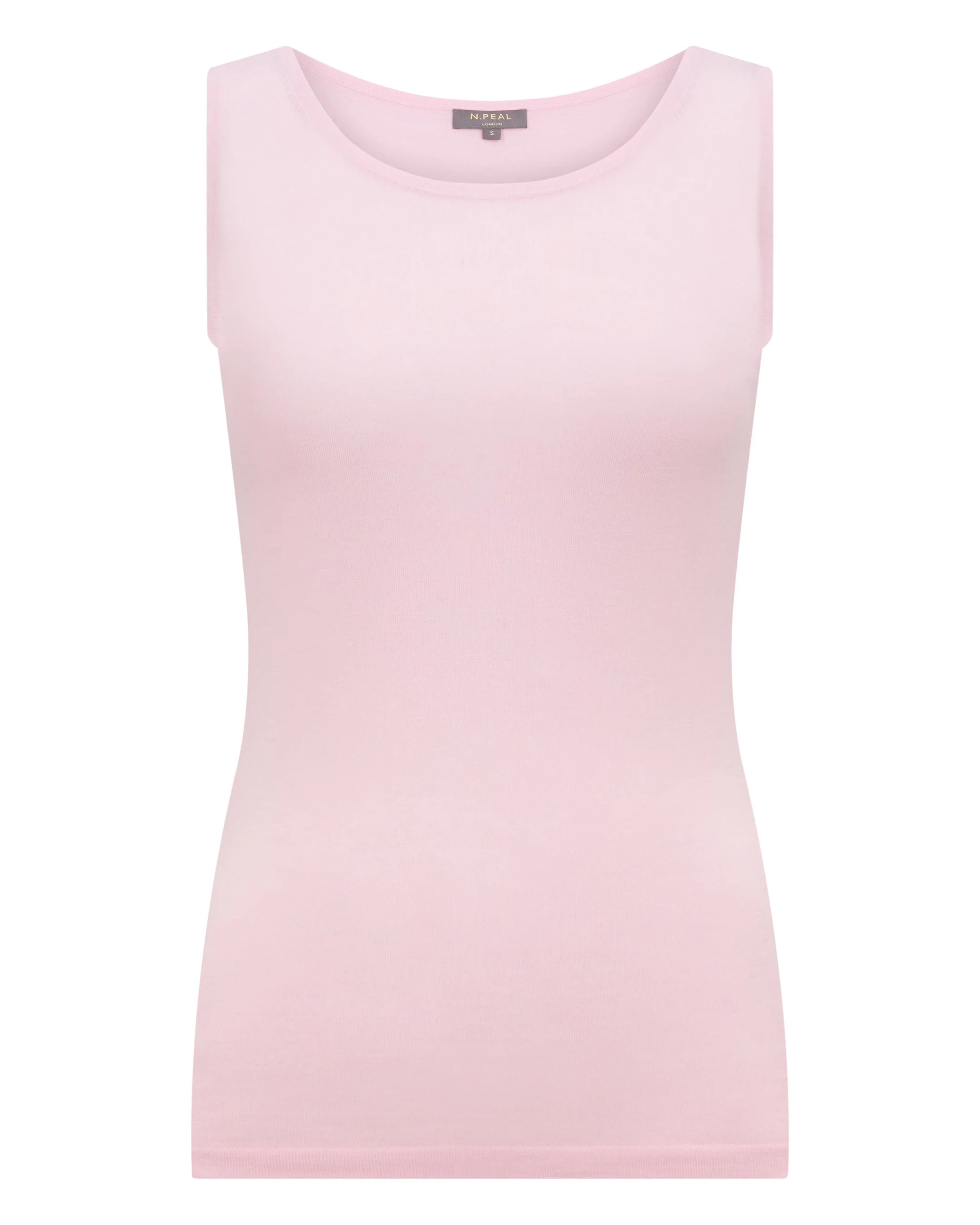 Women's Ella Superfine Cashmere Shell Top Rosewater Pink - Image 2