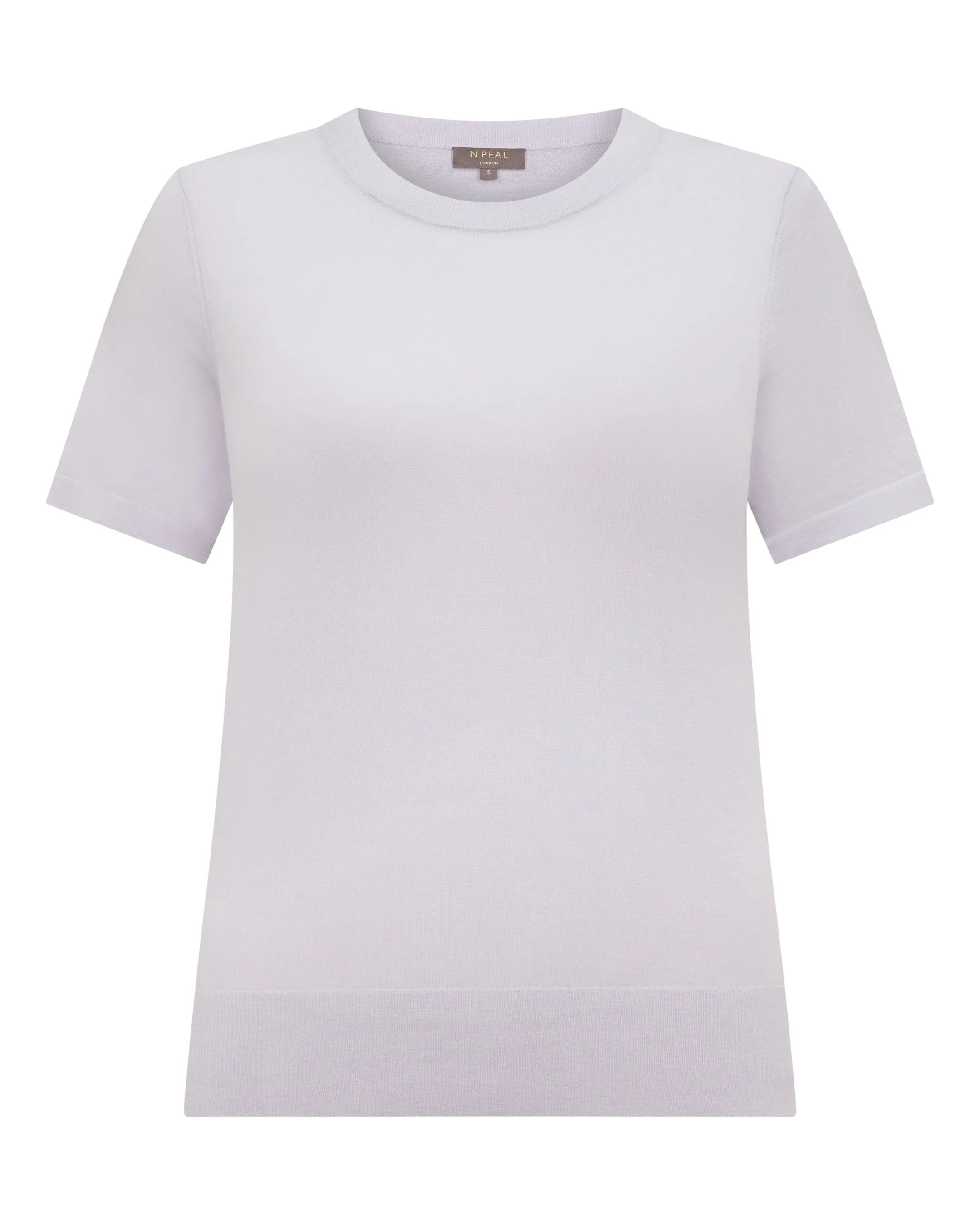 Women's Isla Superfine Cashmere T-Shirt Lavender Purple - Image 2