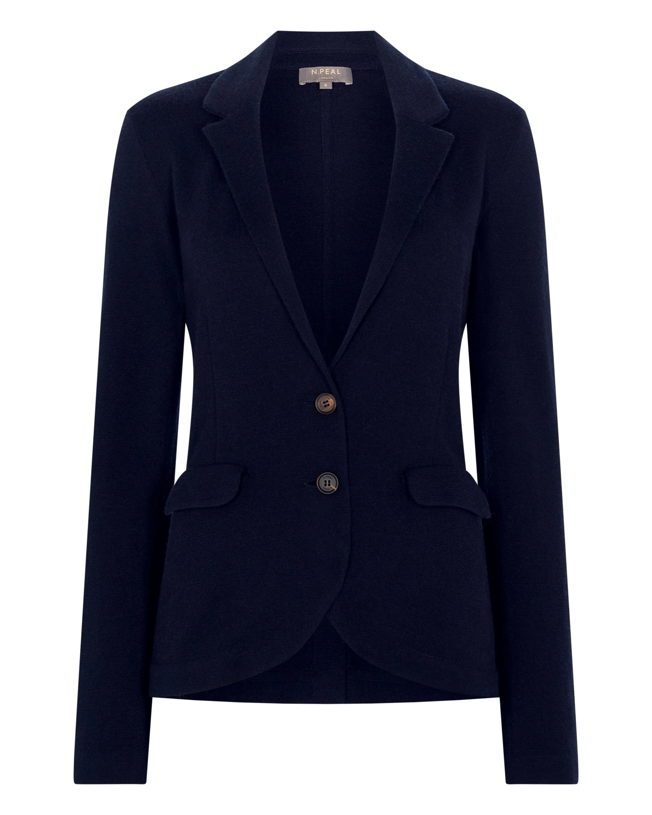 Women's Jayde Silk Blend Blazer Navy Blue - Image 2