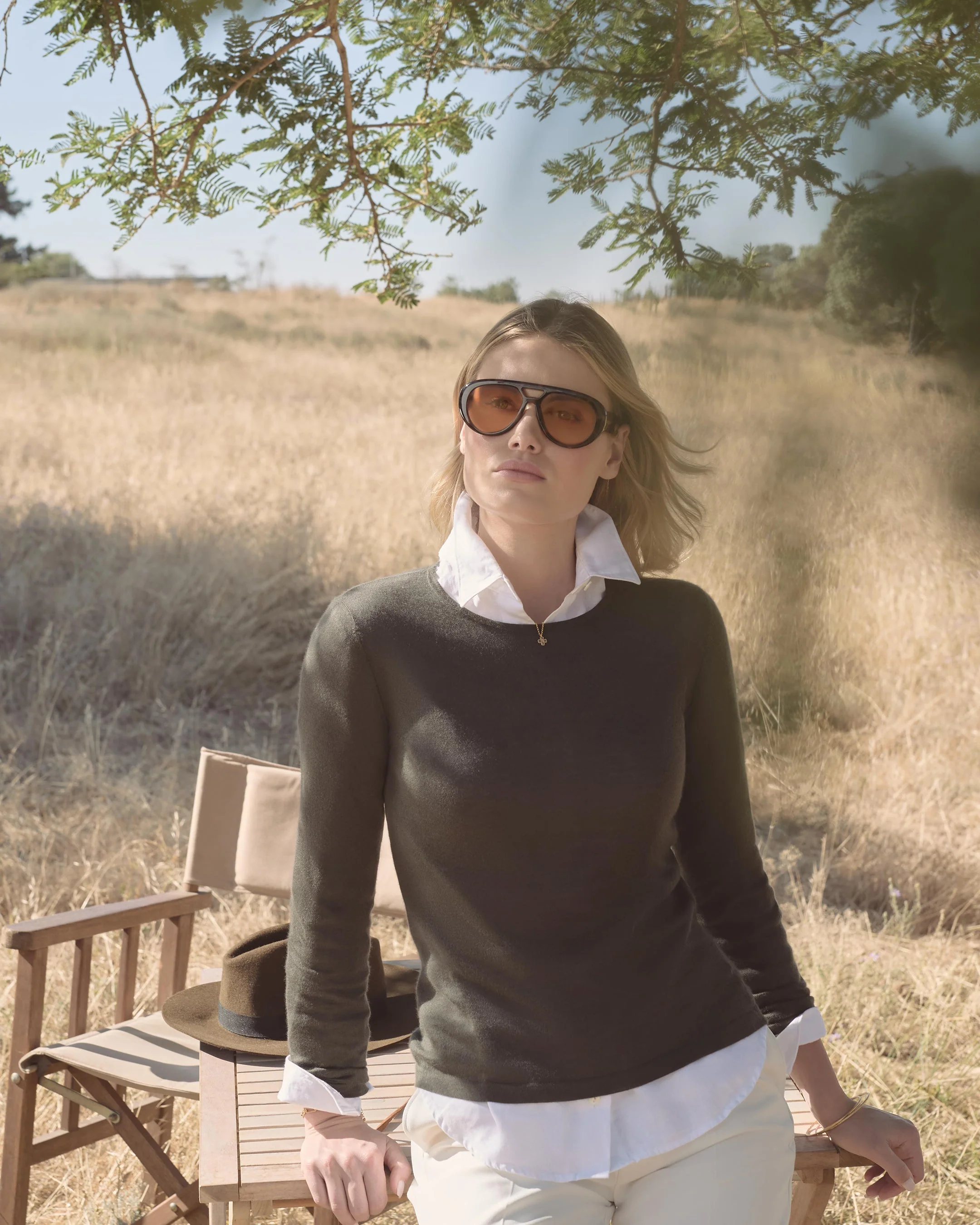 Women's Rochelle Linen Shirt White - Image 10