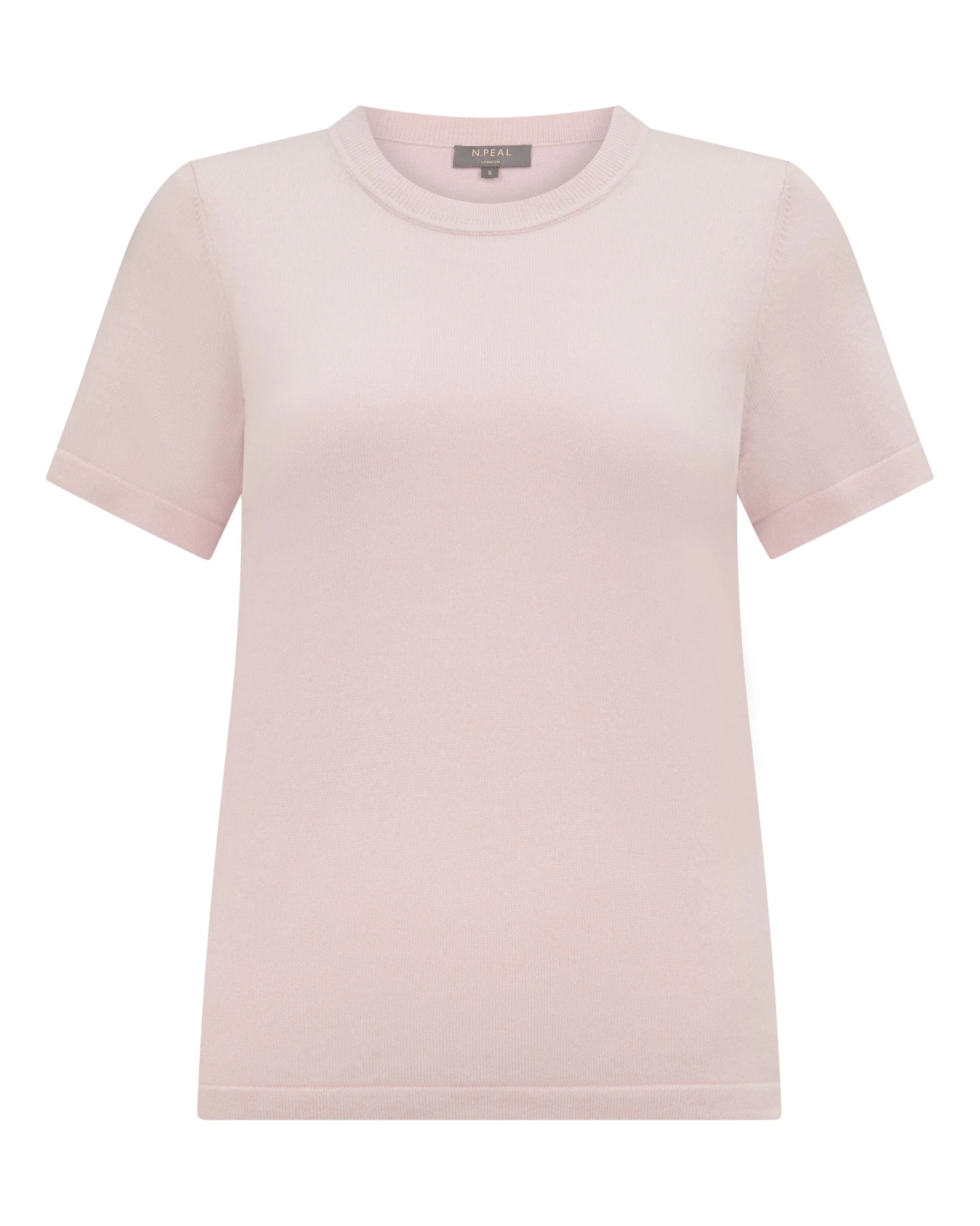 Women's Lottie Cashmere T-Shirt Powder Pink - Image 2