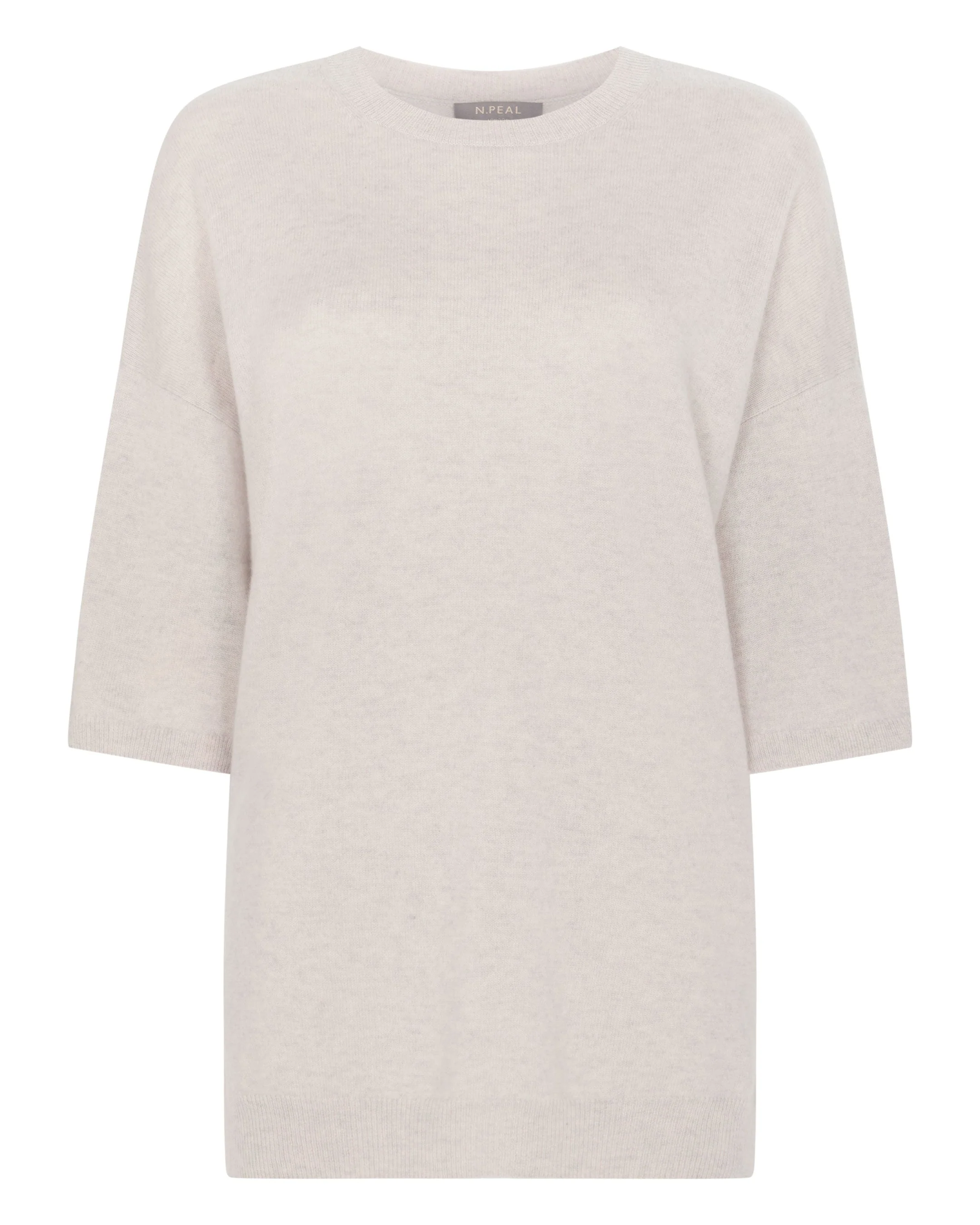Women's Sienna Oversized Cashmere Tunic Pebble Grey - Image 2