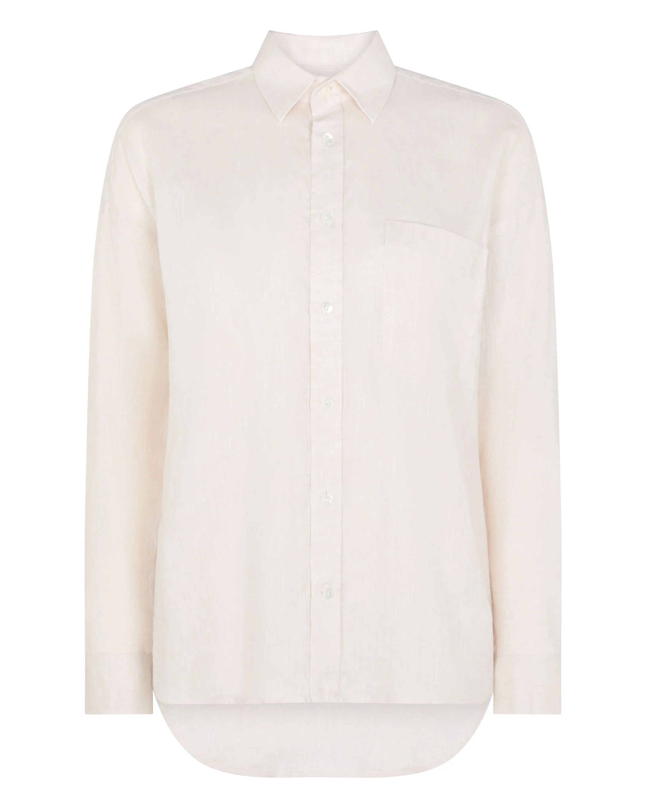 Women's Valencia Linen Shirt Stone Brown
